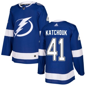 Men's Boris Katchouk Tampa Bay Lightning Authentic Home Jersey - Blue