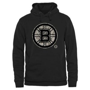 Men's Boston Bruins Rink Warrior Pullover Hoodie - Black