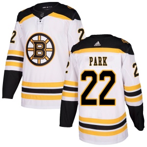 Men's Brad Park Boston Bruins Authentic Away Jersey - White