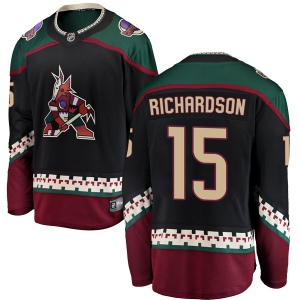 Men's Brad Richardson Arizona Coyotes Breakaway Alternate Jersey - Black