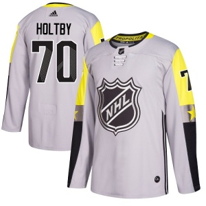 Men's Braden Holtby Washington Capitals Authentic 2018 All-Star Metro Division Jersey - Gray