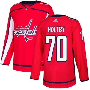 Men's Braden Holtby Washington Capitals Authentic Jersey - Red