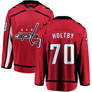 Men's Braden Holtby Washington Capitals Home Breakaway Jersey - Red