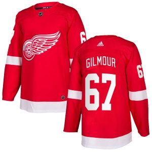 Men's Brady Gilmour Detroit Red Wings Authentic Home Jersey - Red