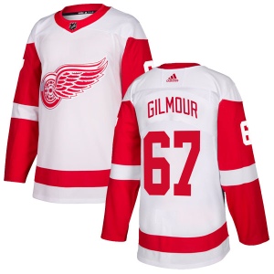 Men's Brady Gilmour Detroit Red Wings Authentic Jersey - White