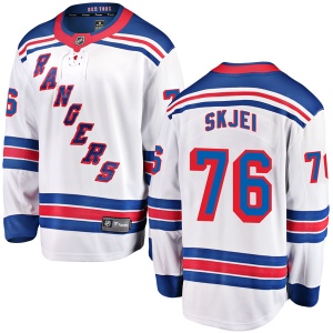 Men's Brady Skjei New York Rangers Breakaway Away Jersey - White