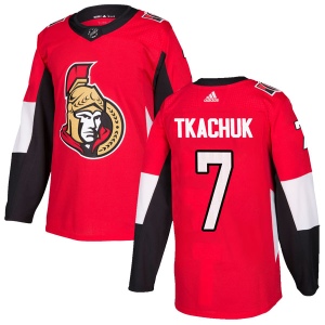 Men's Brady Tkachuk Ottawa Senators Authentic Home Jersey - Red