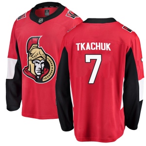 Men's Brady Tkachuk Ottawa Senators Breakaway Home Jersey - Red