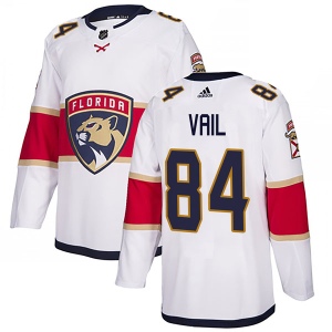 Men's Brady Vail Florida Panthers Authentic Away Jersey - White