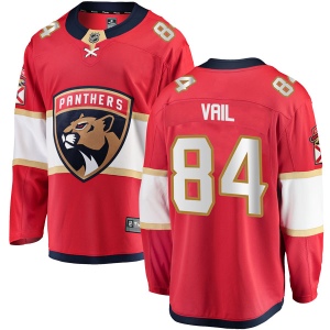 Men's Brady Vail Florida Panthers Breakaway Home Jersey - Red