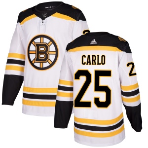 Men's Brandon Carlo Boston Bruins Authentic Jersey - White