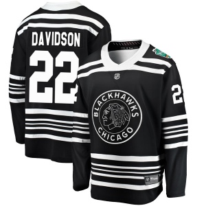 Men's Brandon Davidson Chicago Blackhawks 2019 Winter Classic Breakaway Jersey - Black