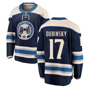 Men's Brandon Dubinsky Columbus Blue Jackets Breakaway Alternate Jersey - Blue