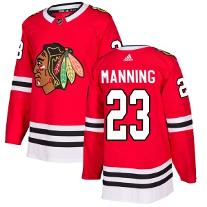 Men's Brandon Manning Chicago Blackhawks Authentic Home Jersey - Red