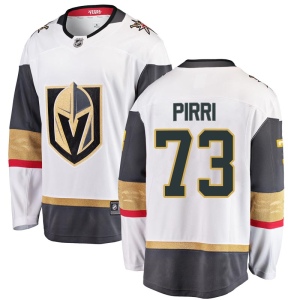 Men's Brandon Pirri Vegas Golden Knights Breakaway White Away Jersey - Gold