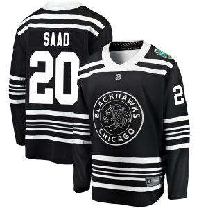 Men's Brandon Saad Chicago Blackhawks 2019 Winter Classic Breakaway Jersey - Black