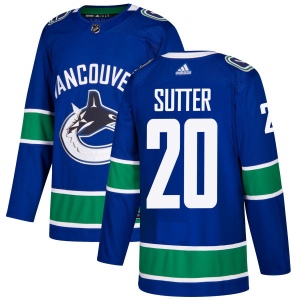 Men's Brandon Sutter Vancouver Canucks Authentic Jersey - Blue