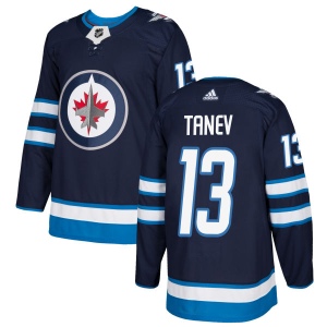 Men's Brandon Tanev Winnipeg Jets Authentic Jersey - Navy