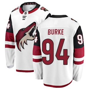 Men's Brayden Burke Arizona Coyotes Authentic Away Jersey - White