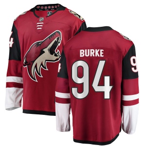 Men's Brayden Burke Arizona Coyotes Authentic Home Jersey - Red