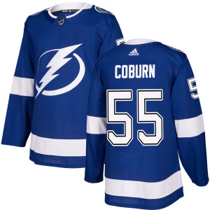 Men's Braydon Coburn Tampa Bay Lightning Authentic Jersey - Blue