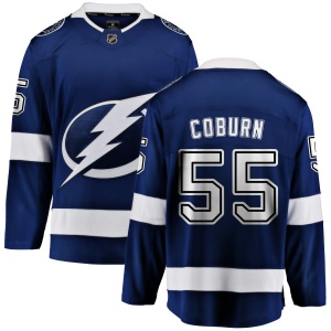 Men's Braydon Coburn Tampa Bay Lightning Home Breakaway Jersey - Blue