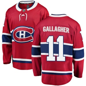 Men's Brendan Gallagher Montreal Canadiens Breakaway Home Jersey - Red