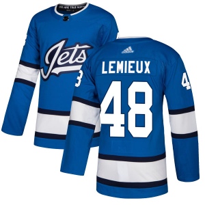 Men's Brendan Lemieux Winnipeg Jets Authentic Alternate Jersey - Blue