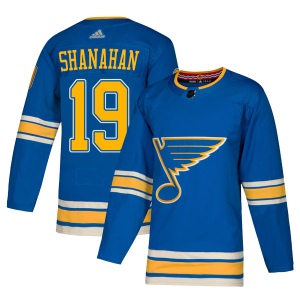 Men's Brendan Shanahan St. Louis Blues Authentic Alternate Jersey - Blue