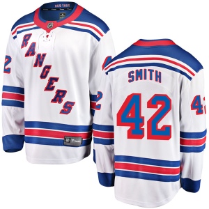 Men's Brendan Smith New York Rangers Breakaway Away Jersey - White