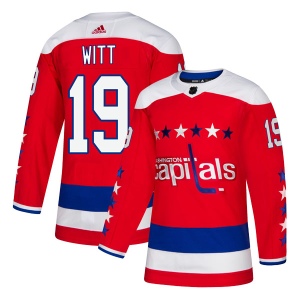 Men's Brendan Witt Washington Capitals Authentic Alternate Jersey - Red