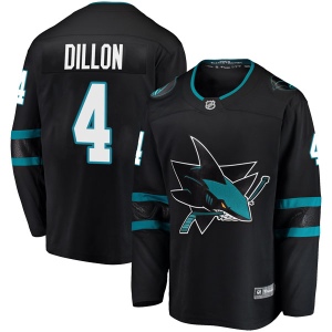 Men's Brenden Dillon San Jose Sharks Breakaway Alternate Jersey - Black