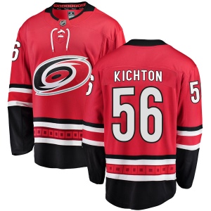 Men's Brenden Kichton Carolina Hurricanes Breakaway Home Jersey - Red