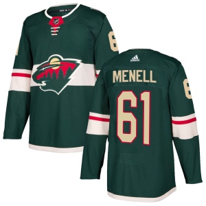 Men's Brennan Menell Minnesota Wild Authentic Home Jersey - Green