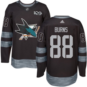 Men's Brent Burns San Jose Sharks Authentic 1917-2017 100th Anniversary Jersey - Black