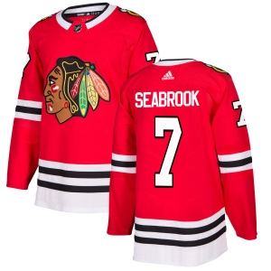 Men's Brent Seabrook Chicago Blackhawks Authentic Jersey - Red