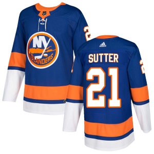 Men's Brent Sutter New York Islanders Authentic Home Jersey - Royal