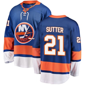 Men's Brent Sutter New York Islanders Breakaway Home Jersey - Blue