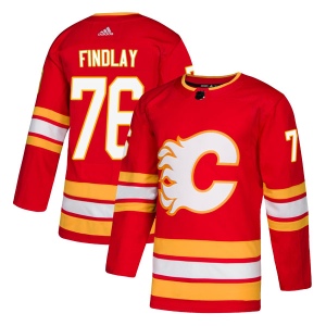 Men's Brett Findlay Calgary Flames Authentic Alternate Jersey - Red