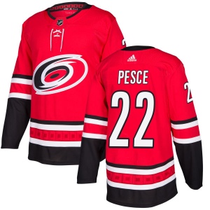 Men's Brett Pesce Carolina Hurricanes Authentic Jersey - Red