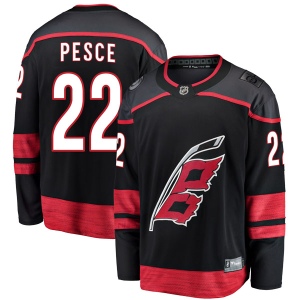 Men's Brett Pesce Carolina Hurricanes Breakaway Alternate Jersey - Black