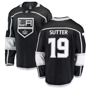 Men's Brett Sutter Los Angeles Kings Breakaway Home Jersey - Black