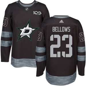 Men's Brian Bellows Dallas Stars Authentic 1917-2017 100th Anniversary Jersey - Black