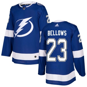 Men's Brian Bellows Tampa Bay Lightning Authentic Home Jersey - Blue