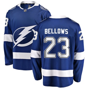 Men's Brian Bellows Tampa Bay Lightning Breakaway Home Jersey - Blue