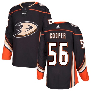 Men's Brian Cooper Anaheim Ducks Authentic Home Jersey - Black