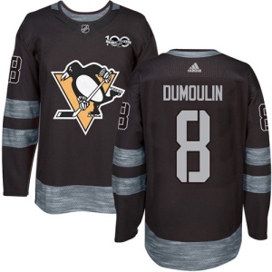 Men's Brian Dumoulin Pittsburgh Penguins Authentic 1917-2017 100th Anniversary Jersey - Black