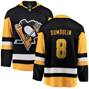 Men's Brian Dumoulin Pittsburgh Penguins Home Breakaway Jersey - Black