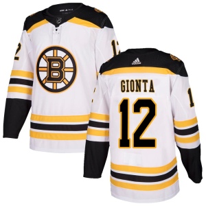 Men's Brian Gionta Boston Bruins Authentic Away Jersey - White