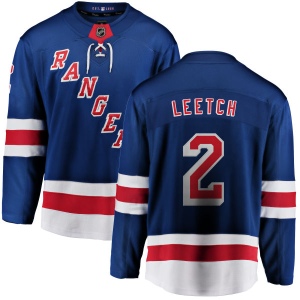 Men's Brian Leetch New York Rangers Home Breakaway Jersey - Blue